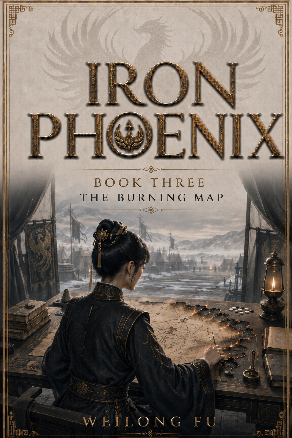 Iron Phoenix Book Three - The Burning Map cover
